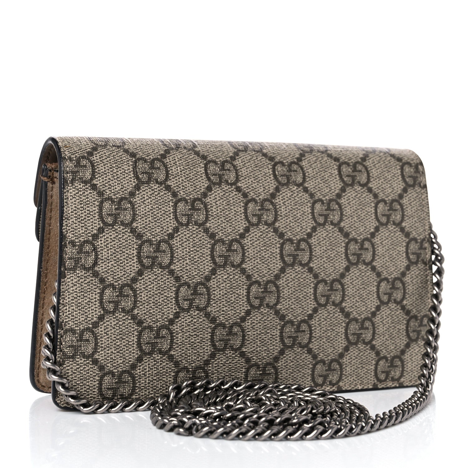 Gucci GG Supreme Monogram Super Mini Dionysus Shoulder Bag Taupe 3 of 10