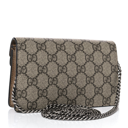 Gucci GG Supreme Monogram Super Mini Dionysus Shoulder Bag Taupe 3 of 10