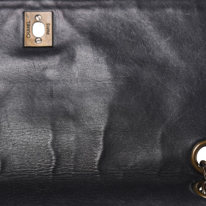 Chanel Calfskin Quilted Wild Stitch Flap Black 15 of 16