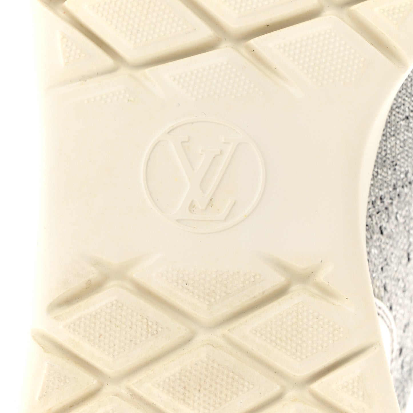 Technical Nylon Monogram Rubber Aftergame Sneakers 40 Silver