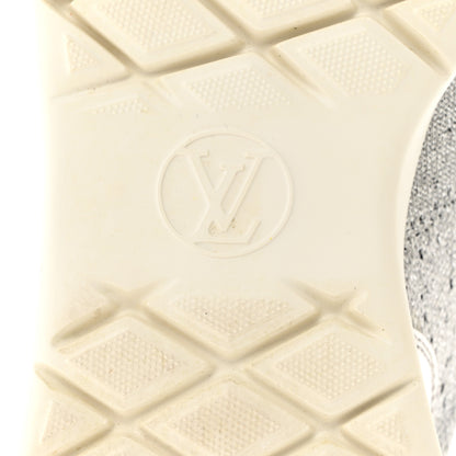 Louis Vuitton Technical Nylon Monogram Rubber Aftergame Sneakers 40 Silver 7 of 9
