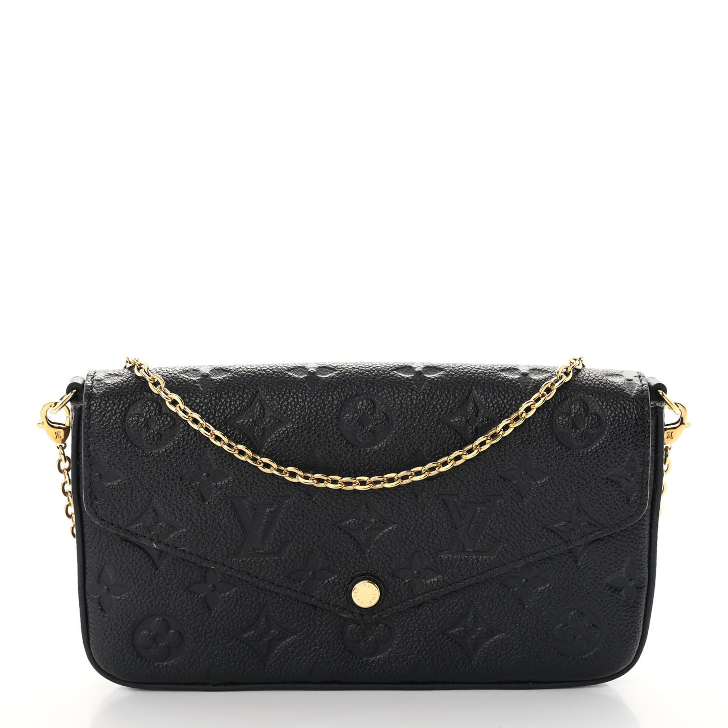 Empreinte Pochette Felicie Chain Wallet Black
