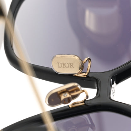 Christian Dior Acetate Square 30 Montaigne Sunglasses Black 5 of 8