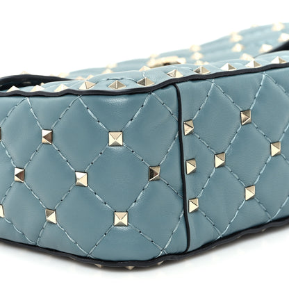Valentino Garavani Nappa Medium Rockstud Spike Shoulder Bag Nube 8 of 10