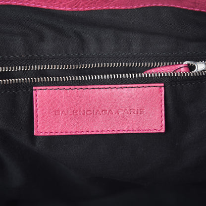 Balenciaga Agneau Giant 21 Silver Hardware Weekender Cyclamen Fucsia 6 of 15