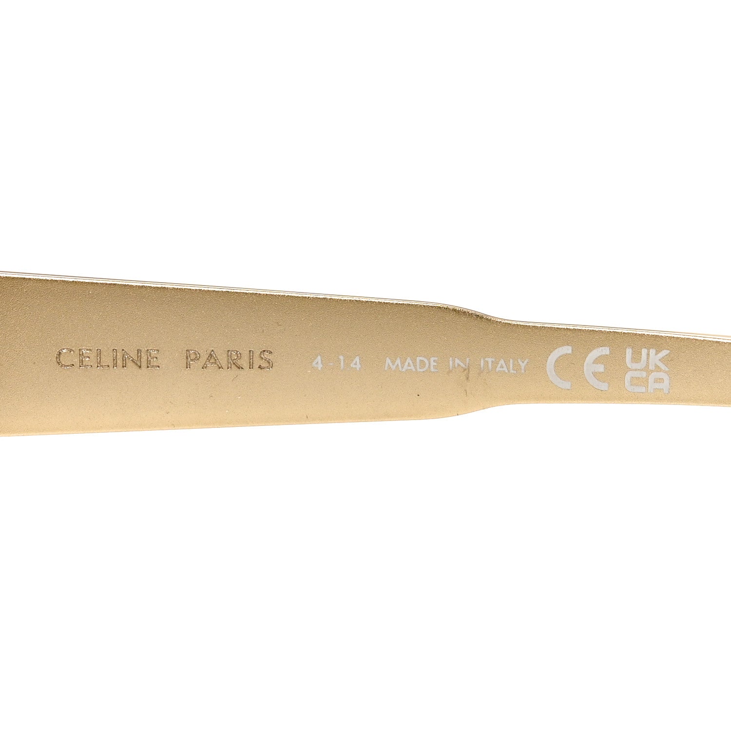 Celine Metal Triomphe 01 Sunglasses CL40235U Gold Green 5 of 6