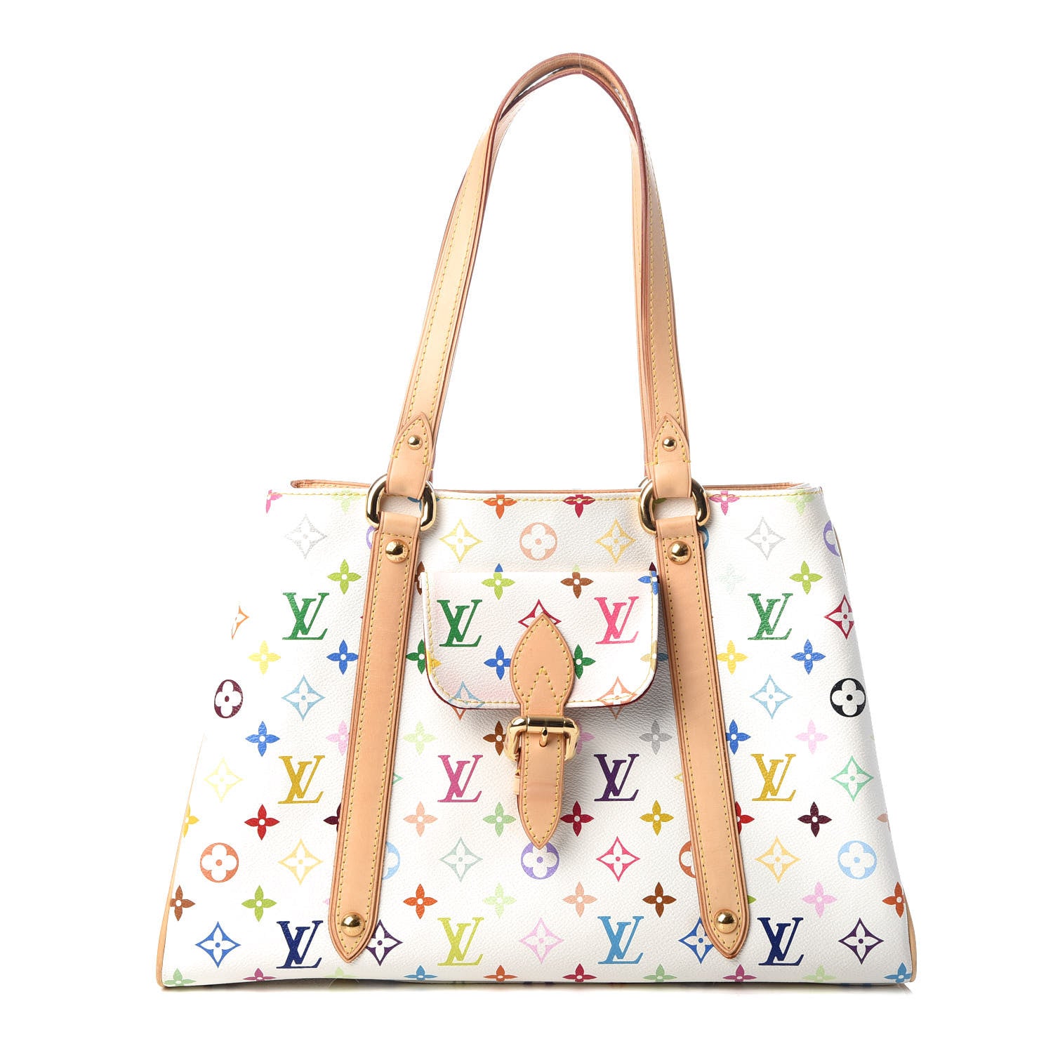Louis Vuitton Monogram Multicolor Aurelia MM White 1 of 9