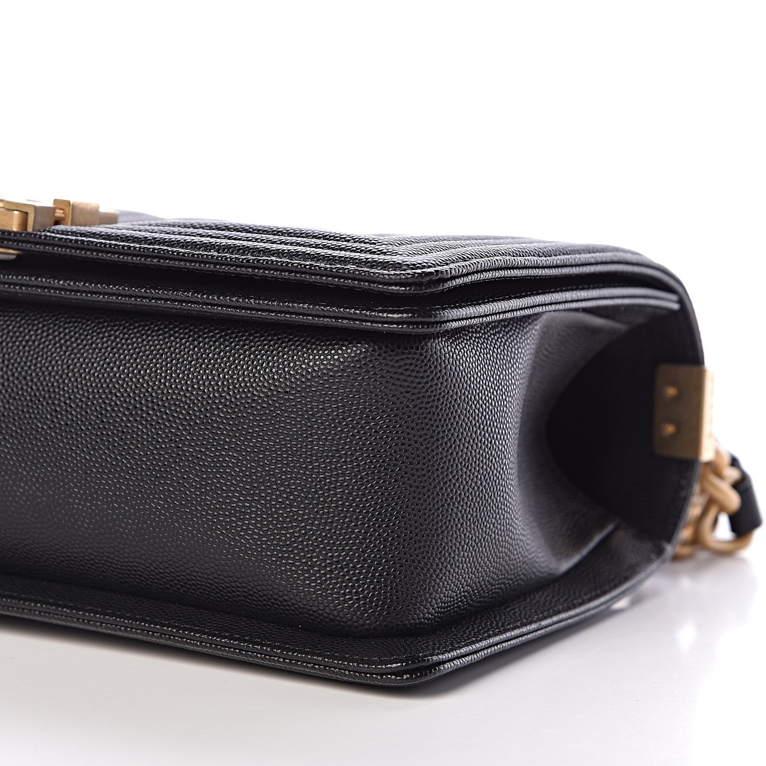 Chanel Caviar Quilted Medium Boy Flap Black 8 of 10