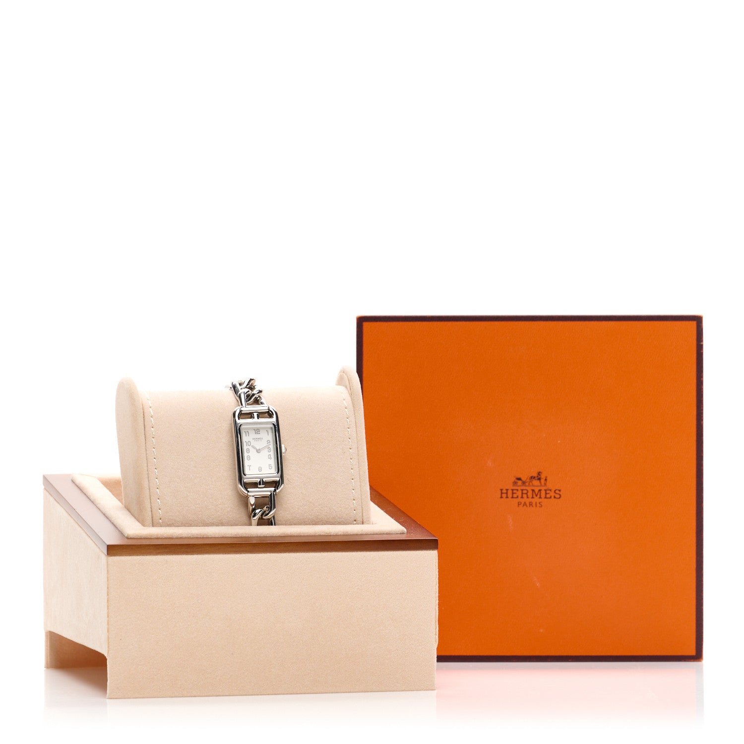 Hermes Stainless Steel 17mm Nantucket Quartz Watch 5 of 5