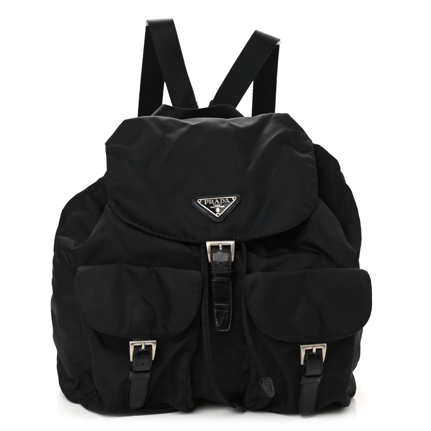 Nylon Vela Medium Backpack Black