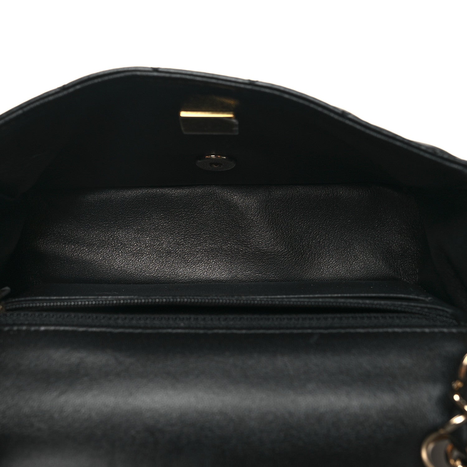 Chanel Lambskin Quilted Mini Rectangular Flap Black 4 of 10