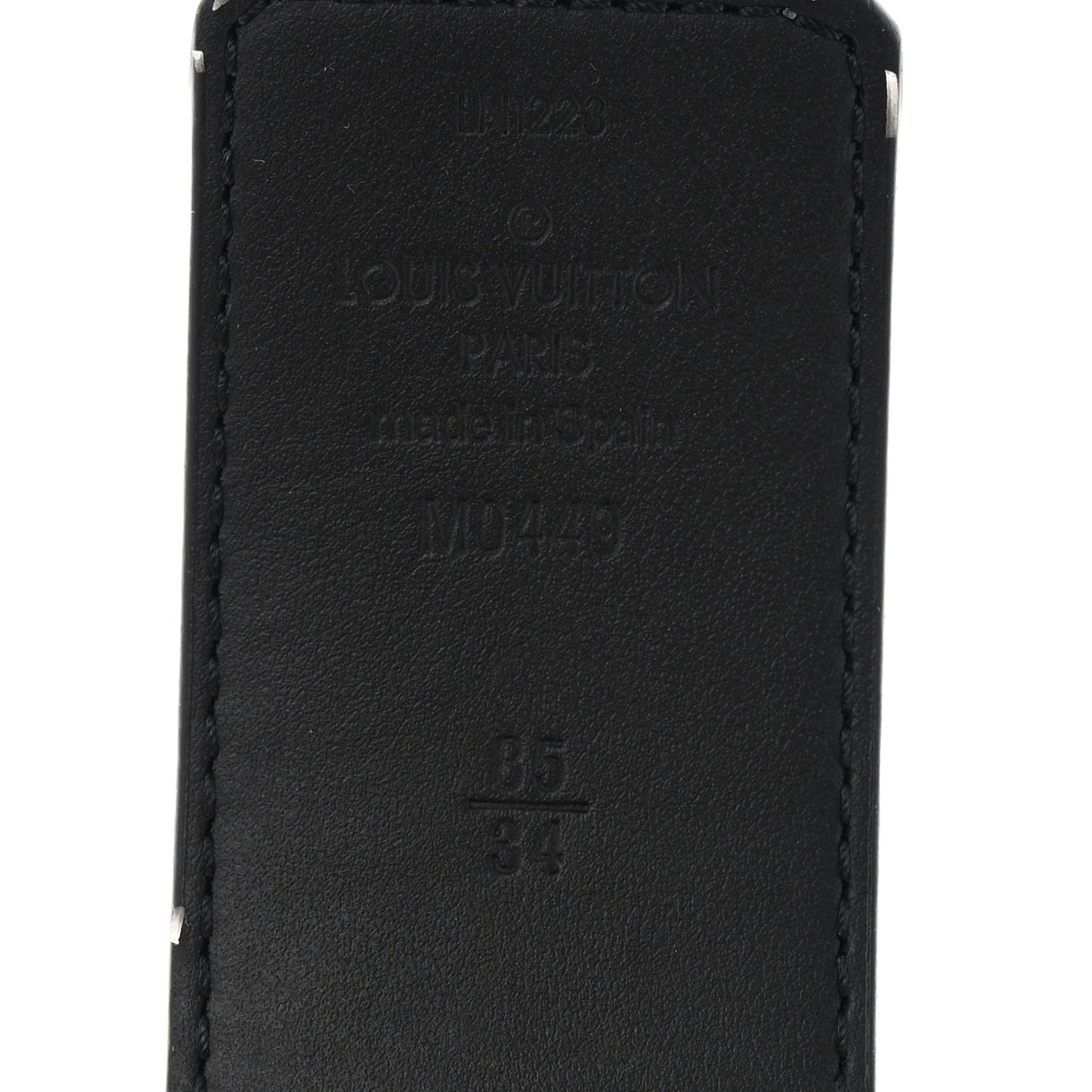 Monogram Eclipse Taigarama 40mm LV Initiales Reversible Belt 90 36 Black