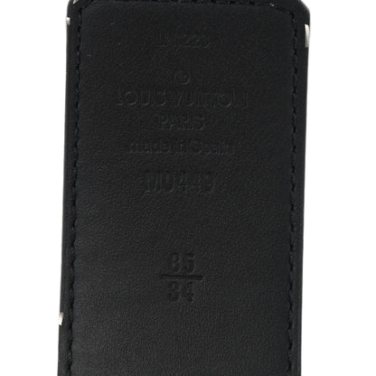 Louis Vuitton Monogram Eclipse Taigarama 40mm LV Initiales Reversible Belt 90 36 Black 3 of 8