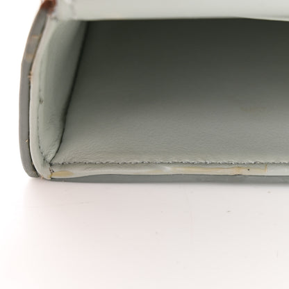 Celine Shiny Calfskin Mini Claude Soft Blue 13 of 14