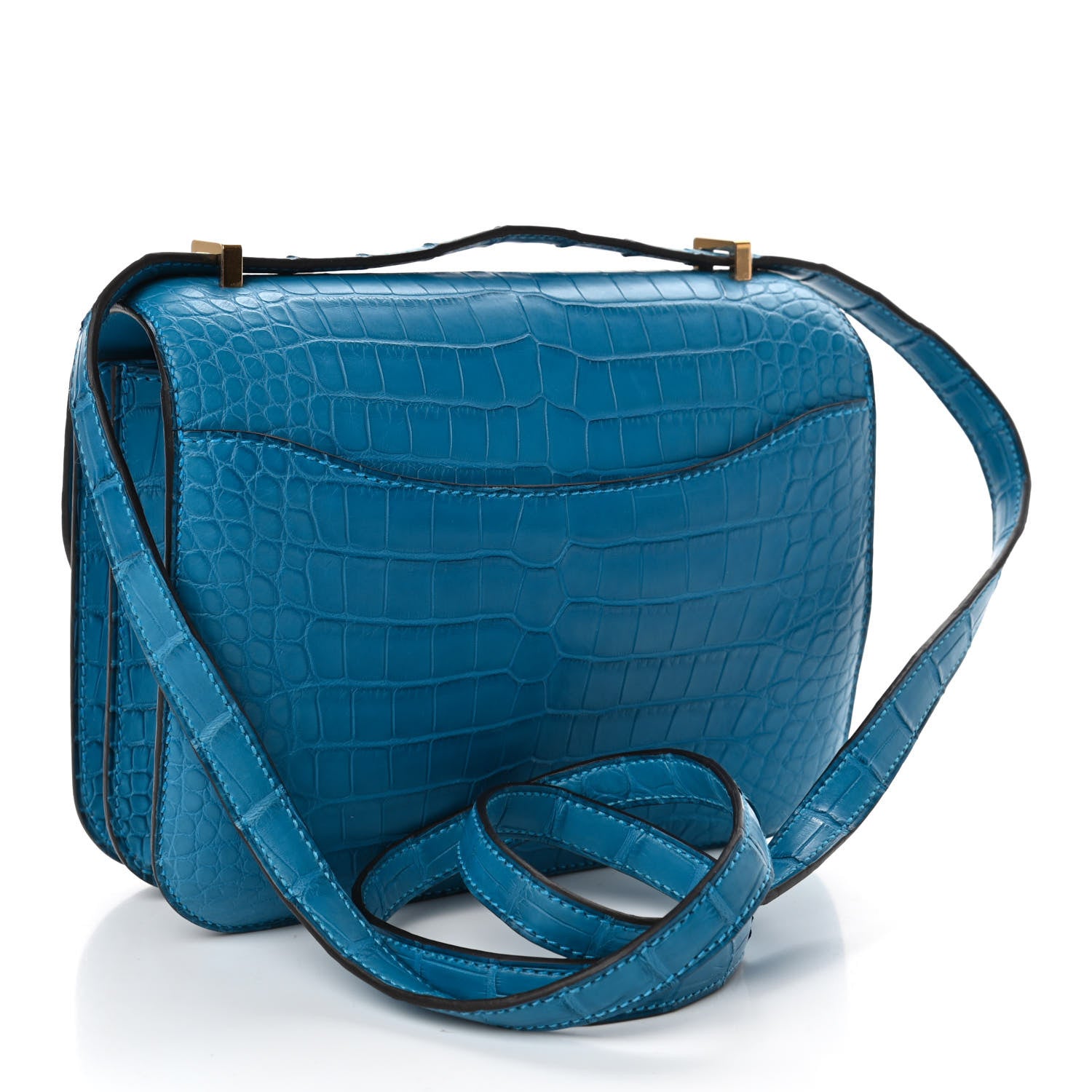 Hermes Matte Alligator Constance 18 Mykonos 2 of 5