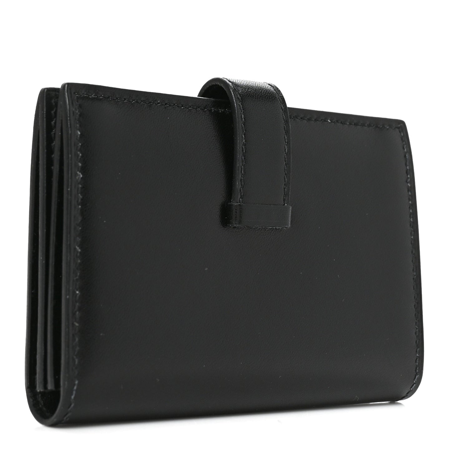 Box Monochrome Bearn Card Holder Wallet Black