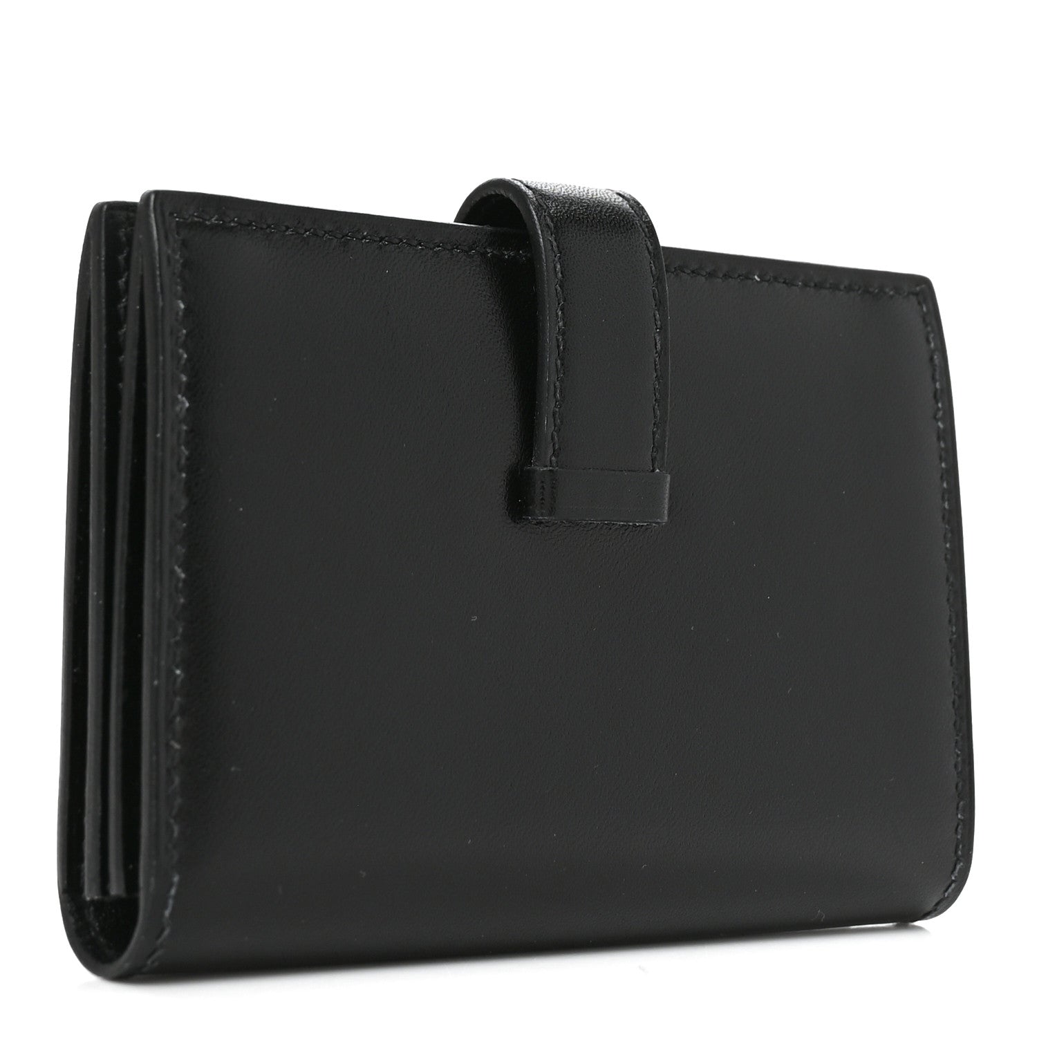 Hermes Box Monochrome Bearn Card Holder Wallet Black 3 of 6
