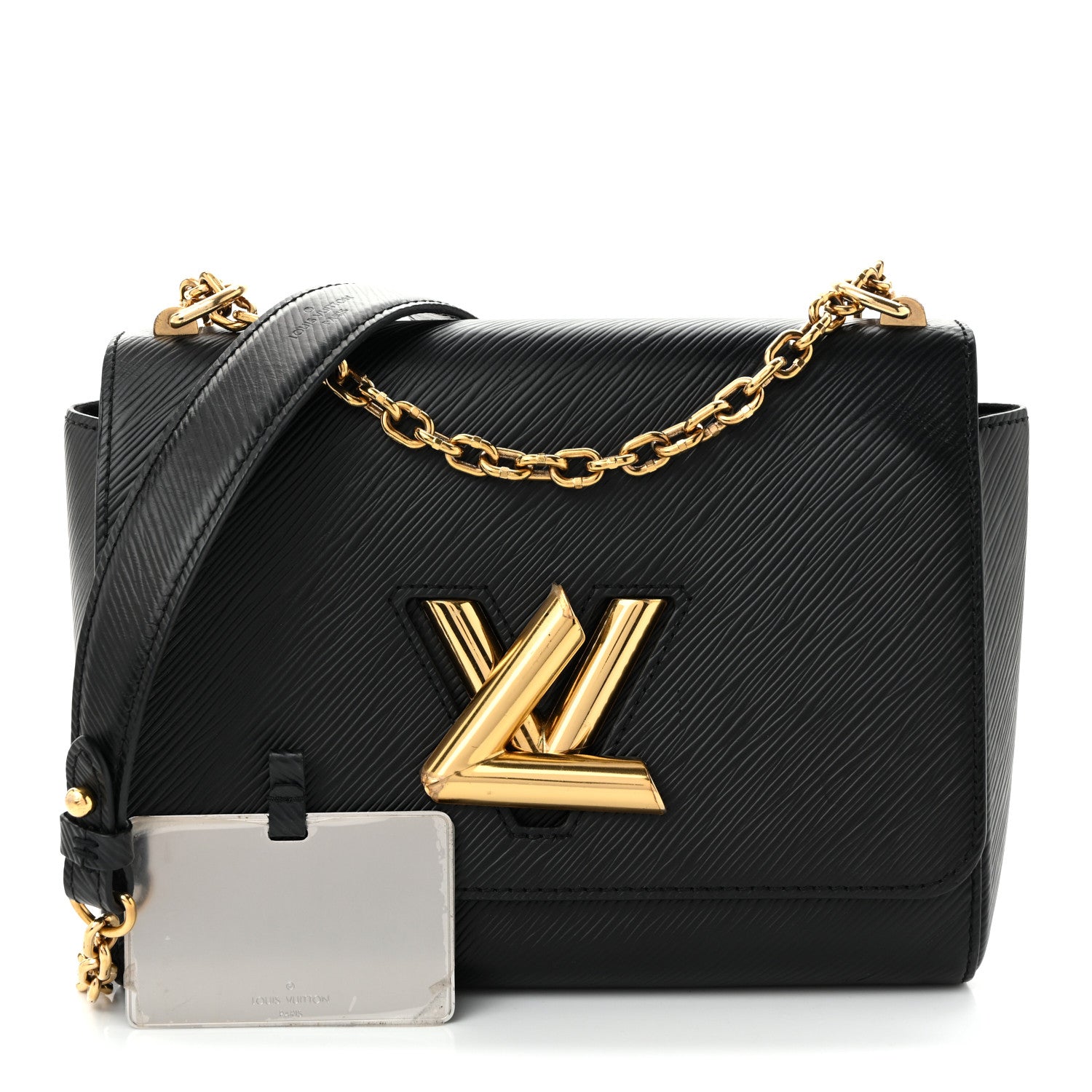 Louis Vuitton Epi Twist Shoulder Bag MM Black 3 of 10