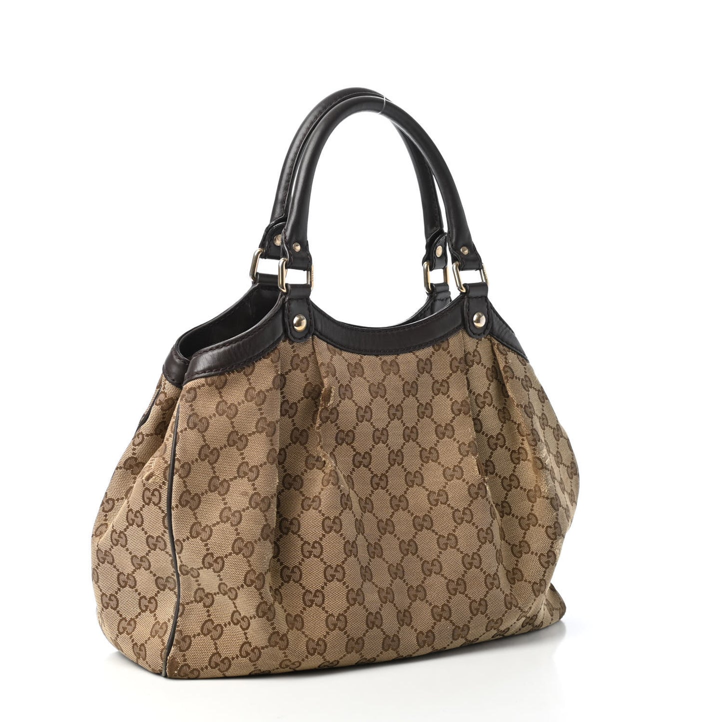 Monogram Medium Sukey Tote Dark Brown