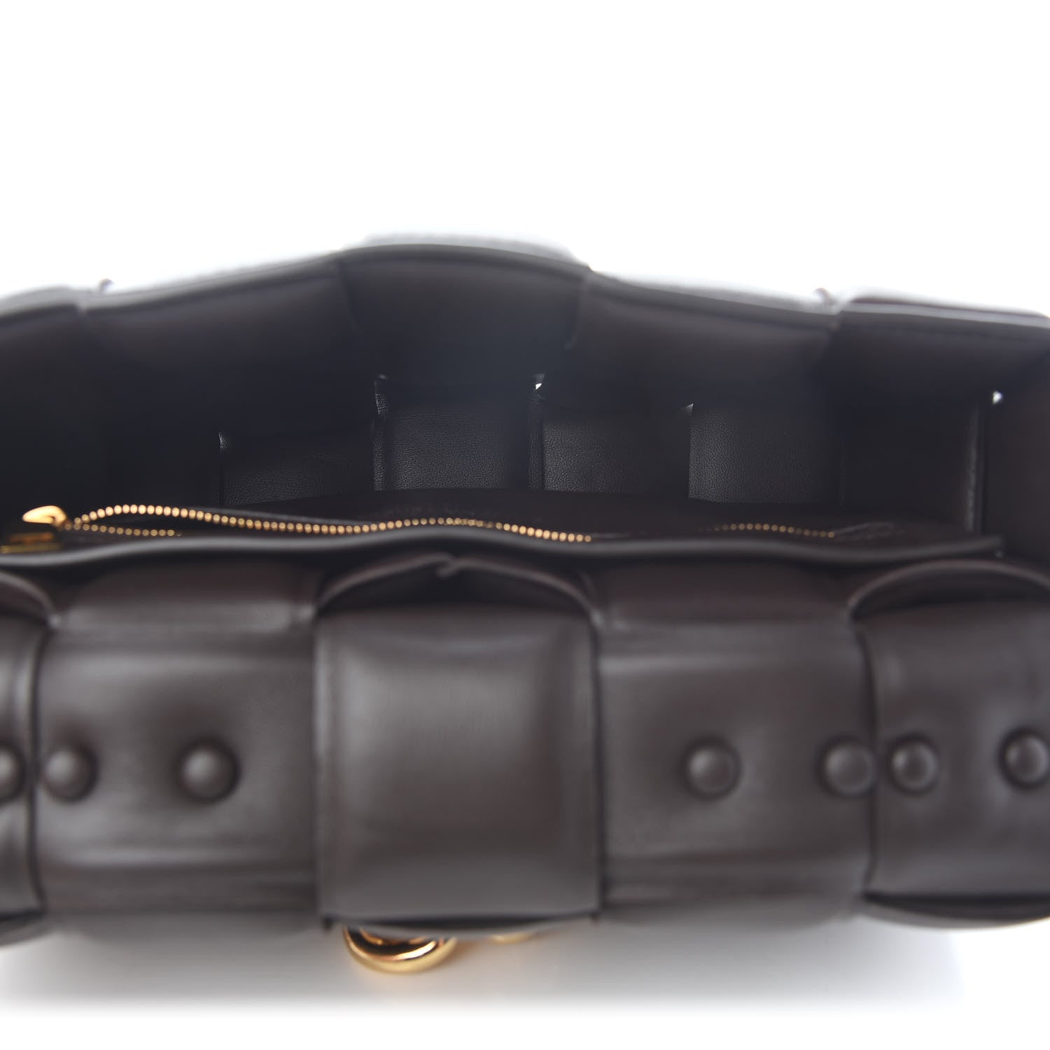 Bottega Veneta Lambskin Maxi Intreccio Padded Chain Cassette Crossbody Bag Black 4 of 7