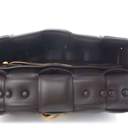 Bottega Veneta Lambskin Maxi Intreccio Padded Chain Cassette Crossbody Bag Black 4 of 7