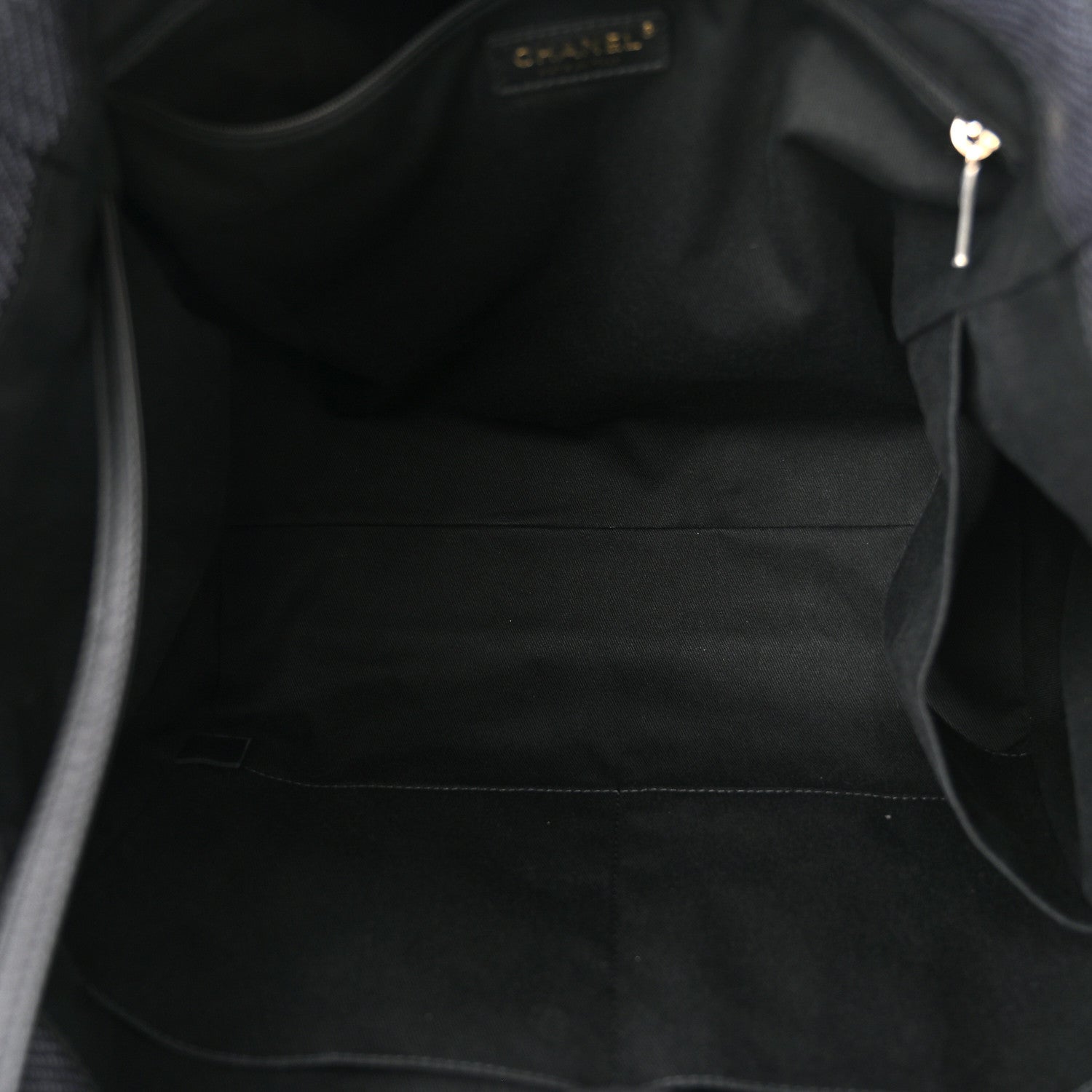 Chanel Lurex Boucle Medium Deauville Tote Black 5 of 12