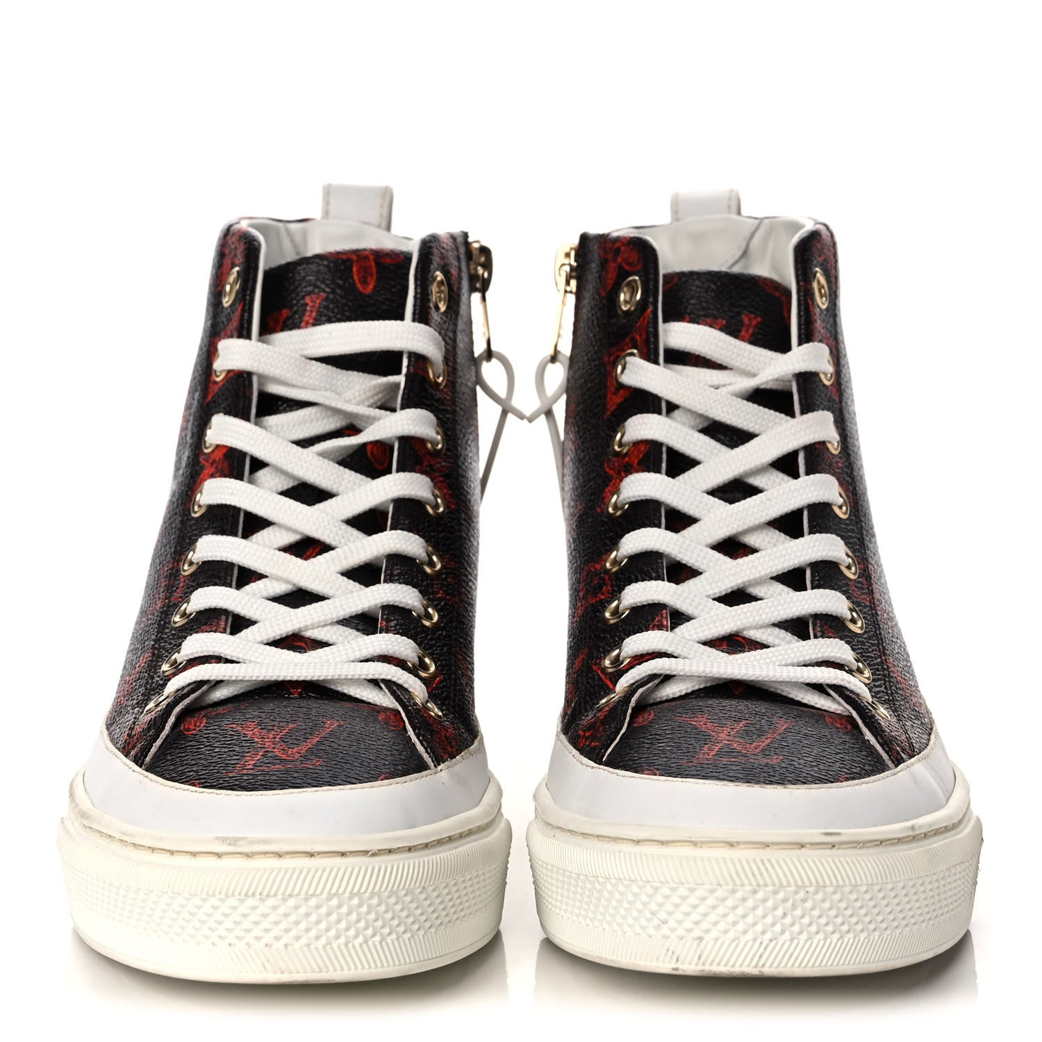 Louis Vuitton Catogram Stellar Sneaker Boots 35 Marron 2 of 9