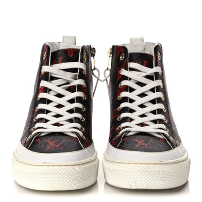 Louis Vuitton Catogram Stellar Sneaker Boots 35 Marron 2 of 9