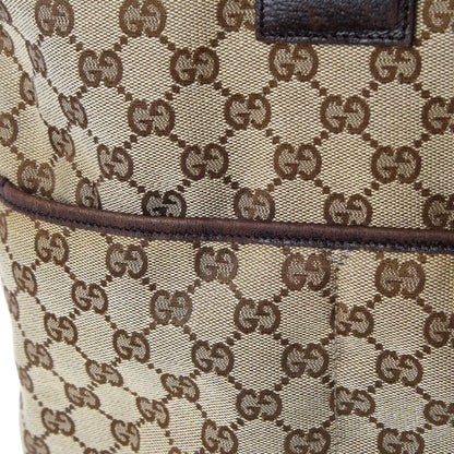 Gucci Monogram Web Large Diaper Tote Brown 16 of 19