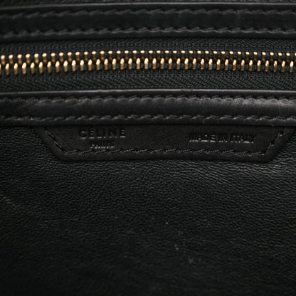 Celine Elephant Calfskin Suede Micro Tri-Color Luggage Sand 6 of 14