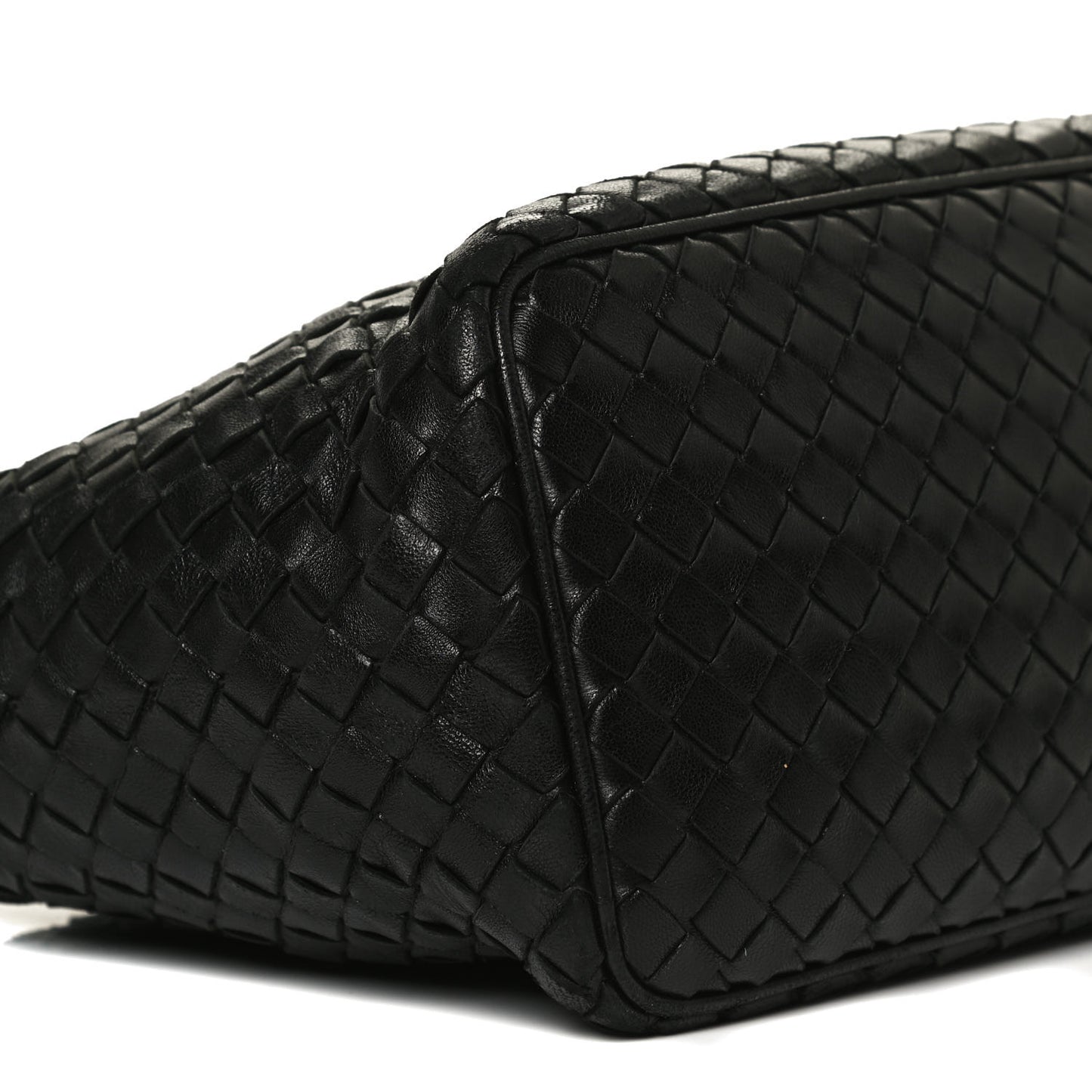Nappa Intrecciato Small Shoulder Bag Black