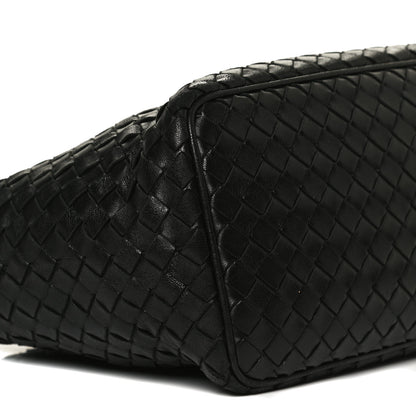 Bottega Veneta Nappa Intrecciato Small Shoulder Bag Black 10 of 12