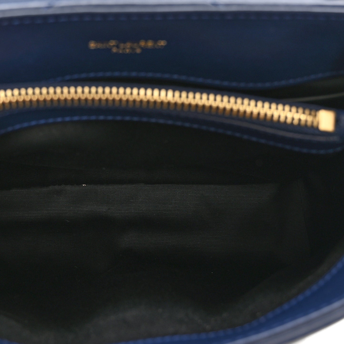 Calfskin Y Quilted Monogram Small Loulou Chain Satchel Blue Charron