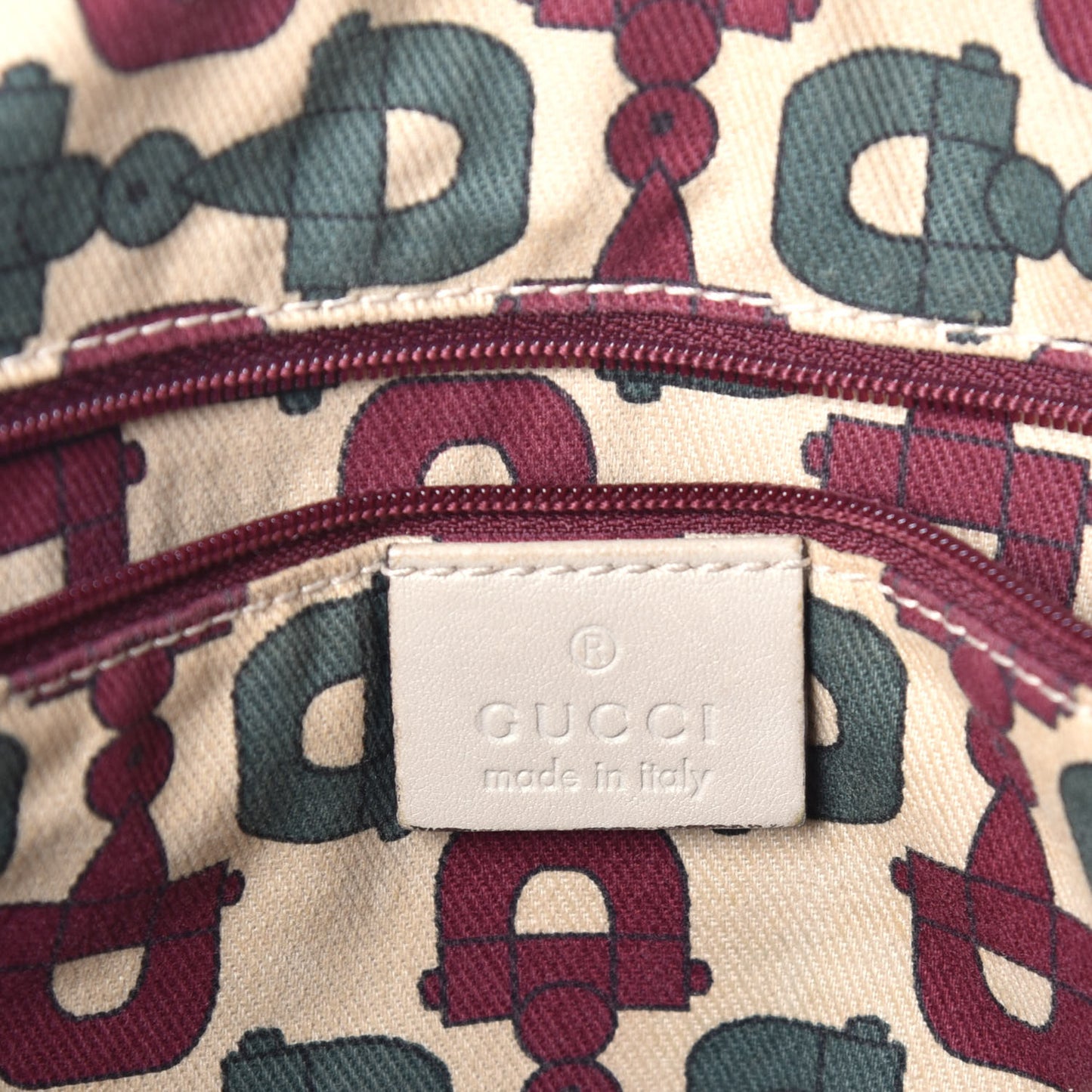 Guccissima Medium Abbey Shoulder Bag Off White