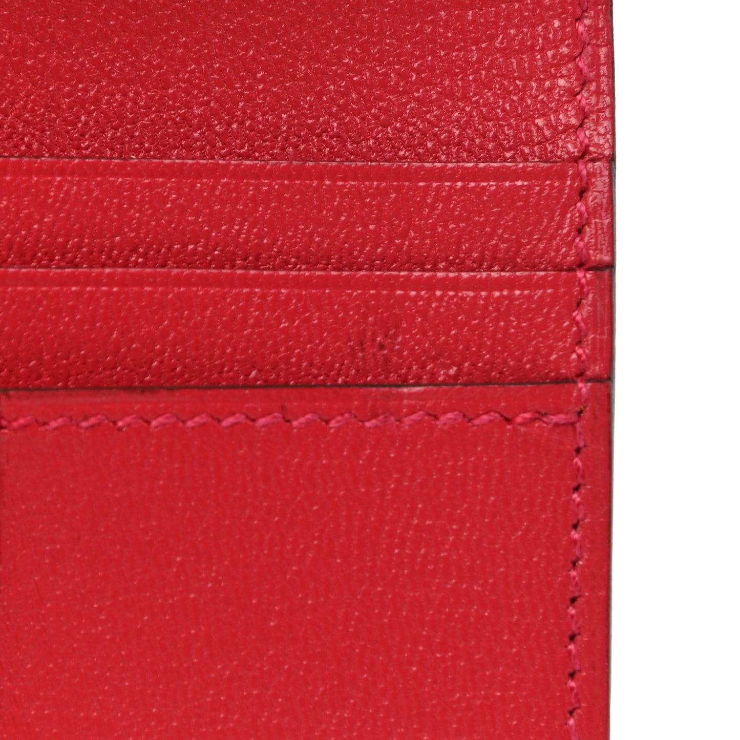 Matte Alligator Bearn Compact Wallet Bougainvillea