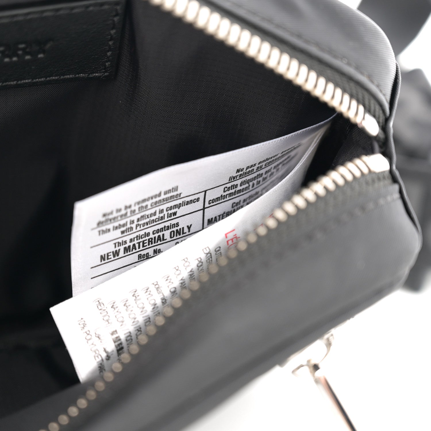 Burberry Econyl Logo Print Large Cannon Bum Bag Black 8 of 12