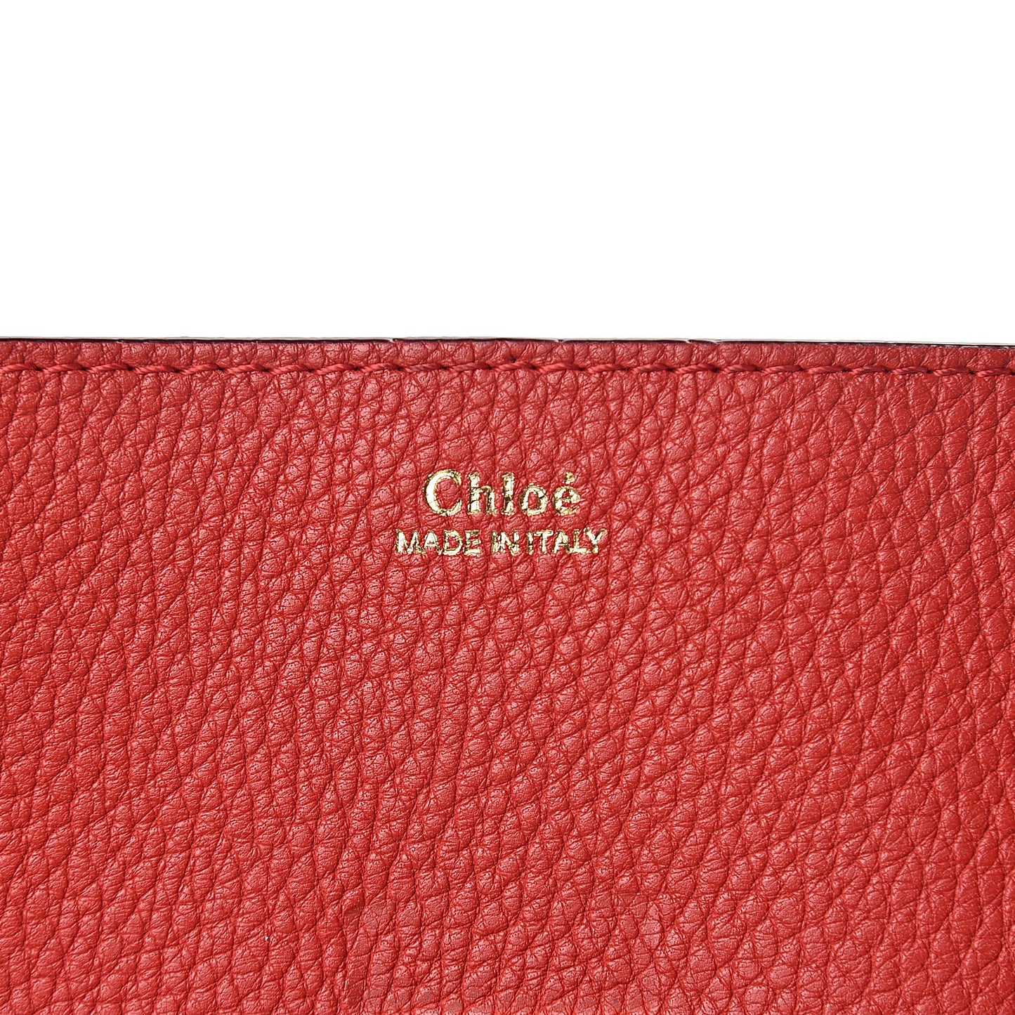 Grained Lambskin Drew Shoulder Bag Plaid Red