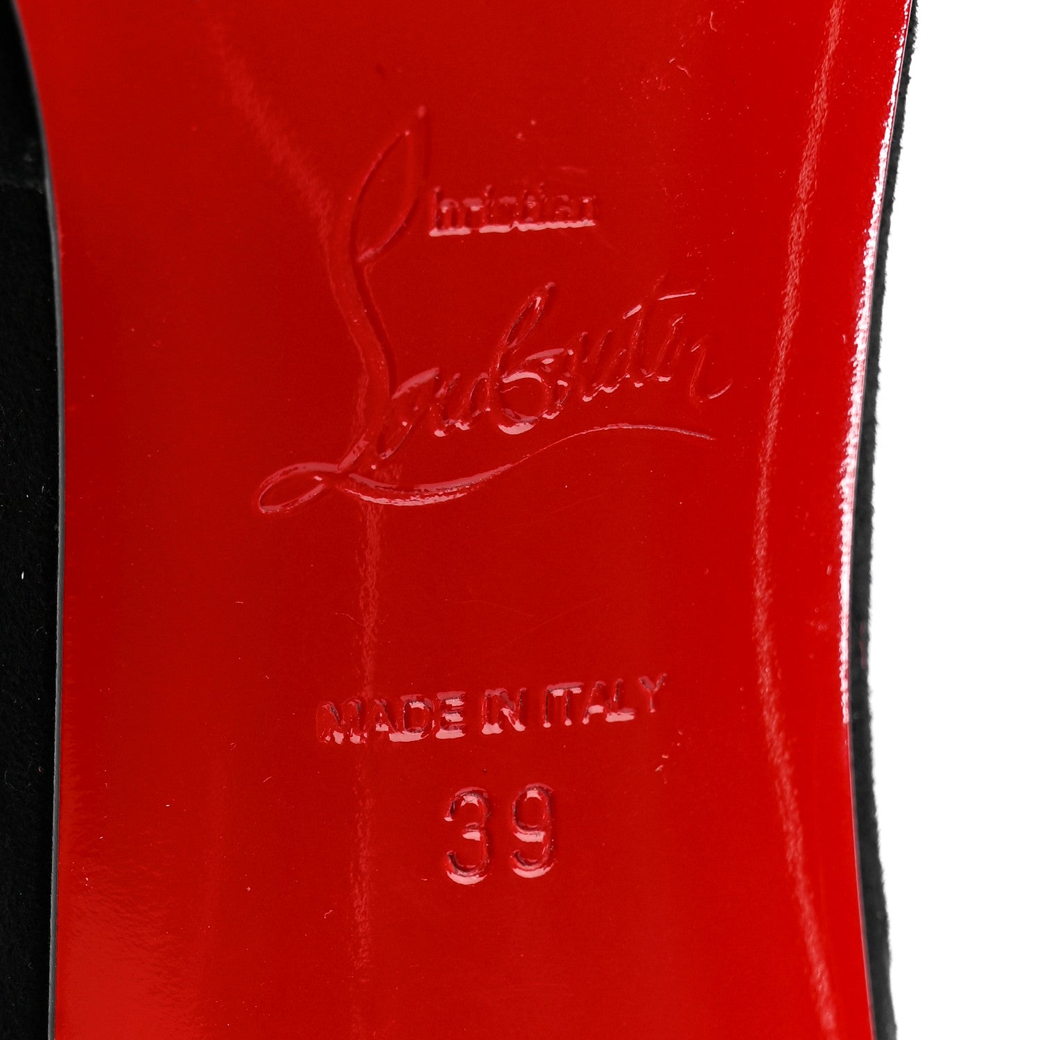 Christian Louboutin Veau Velours Round Chick 85 Pumps 39 Black 7 of 11