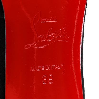 Christian Louboutin Veau Velours Round Chick 85 Pumps 39 Black 7 of 11