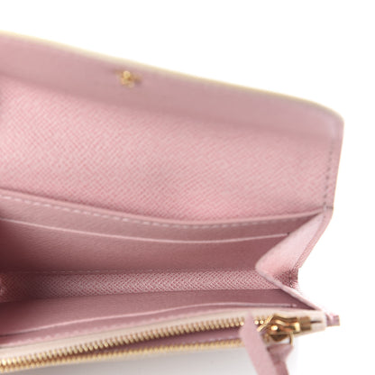 Louis Vuitton Damier Azur Rosalie Coin Purse Rose Ballerine 5 of 6