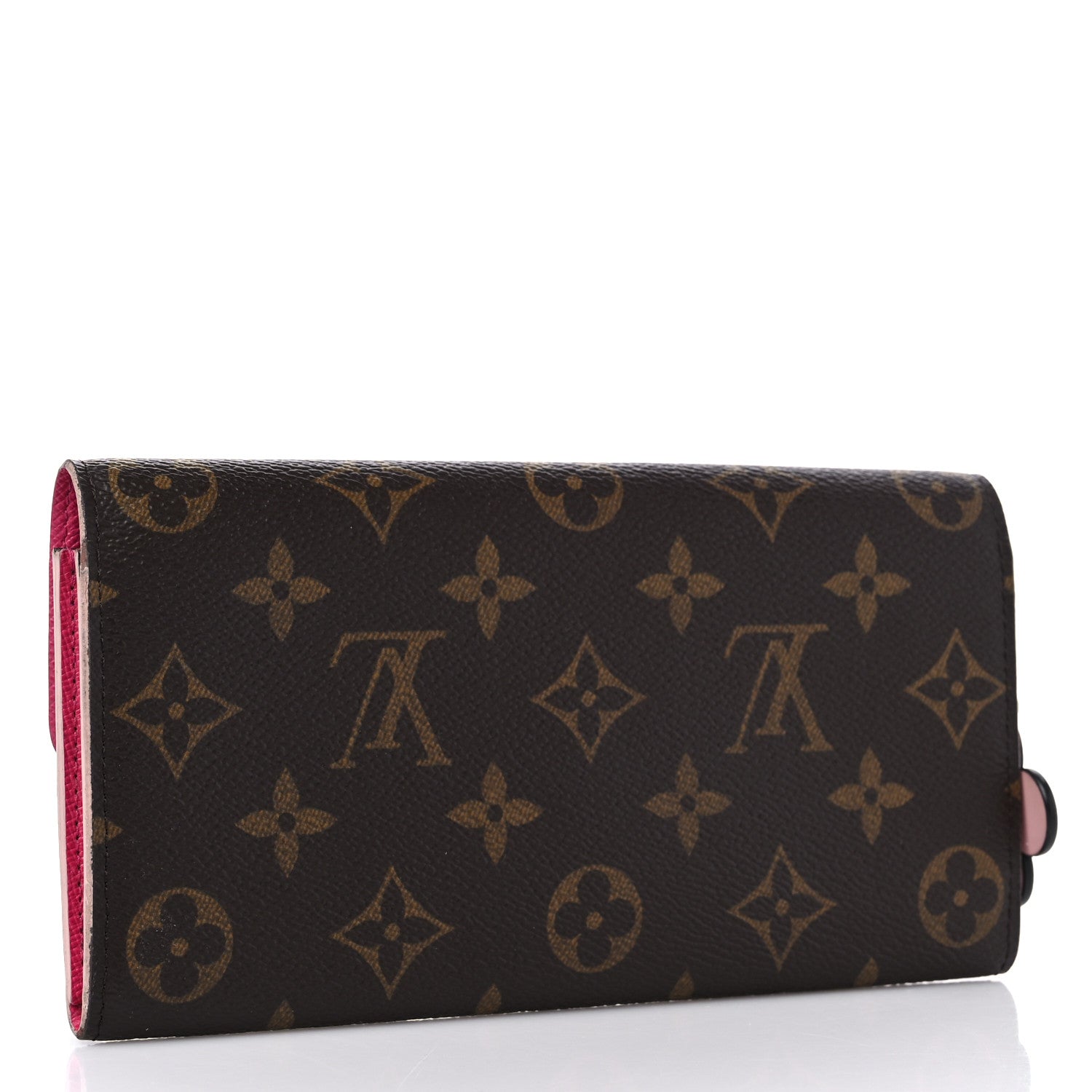 Louis Vuitton Monogram Bloom Flower Emilie Wallet Fuchsia 3 of 15