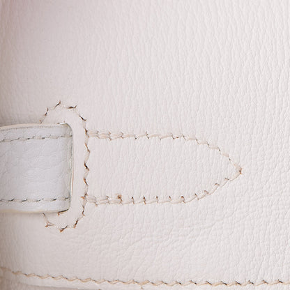 Hermes Taurillon Clemence Birkin 35 White 18 of 45