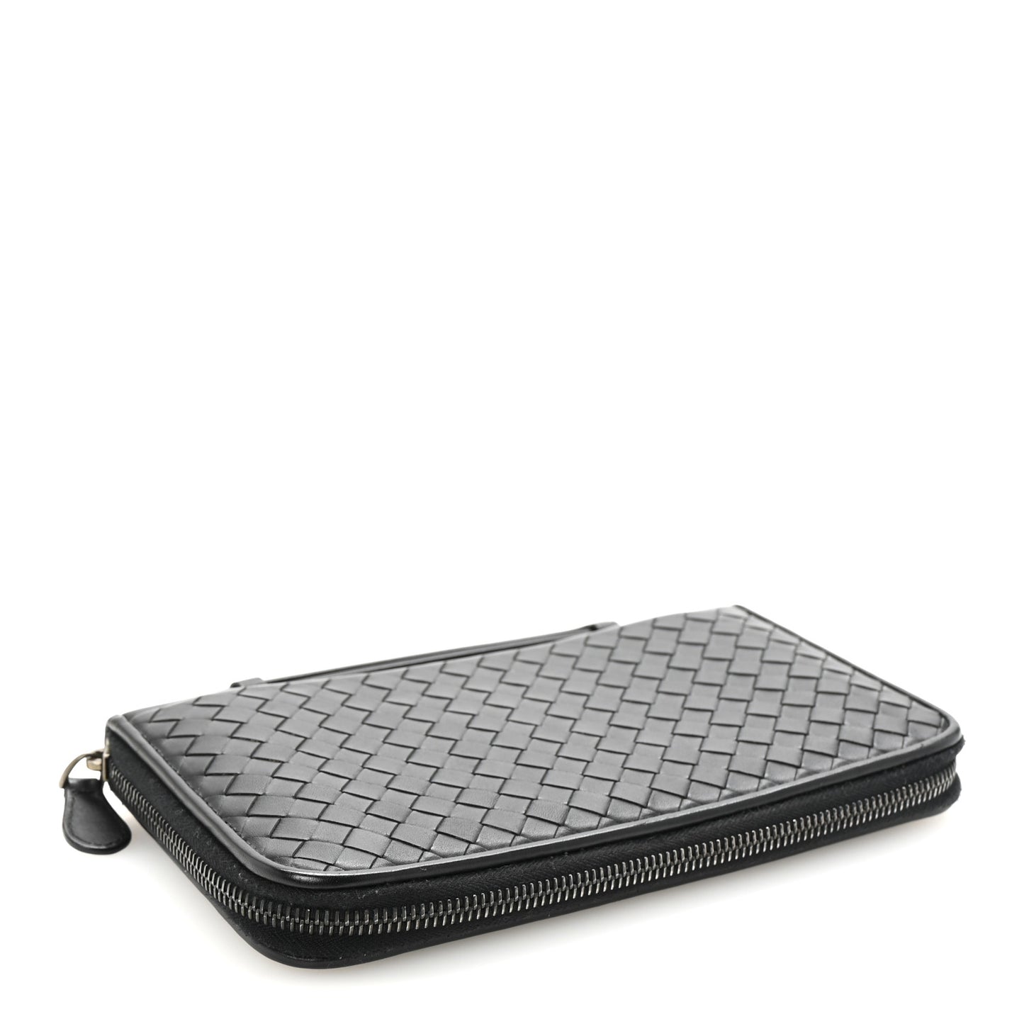 Nappa Intrecciato Travel Organizer Wallet Black