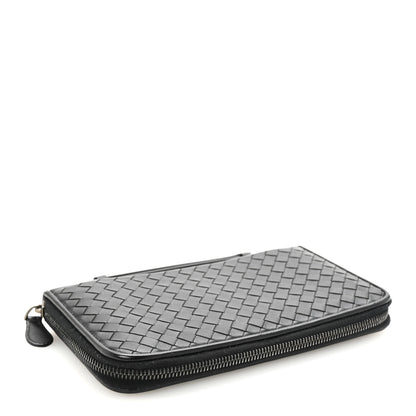 Bottega Veneta Nappa Intrecciato Travel Organizer Wallet Black 4 of 7