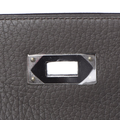 Hermes Taurillon Clemence Kelly Retourne 32 Etain 18 of 33