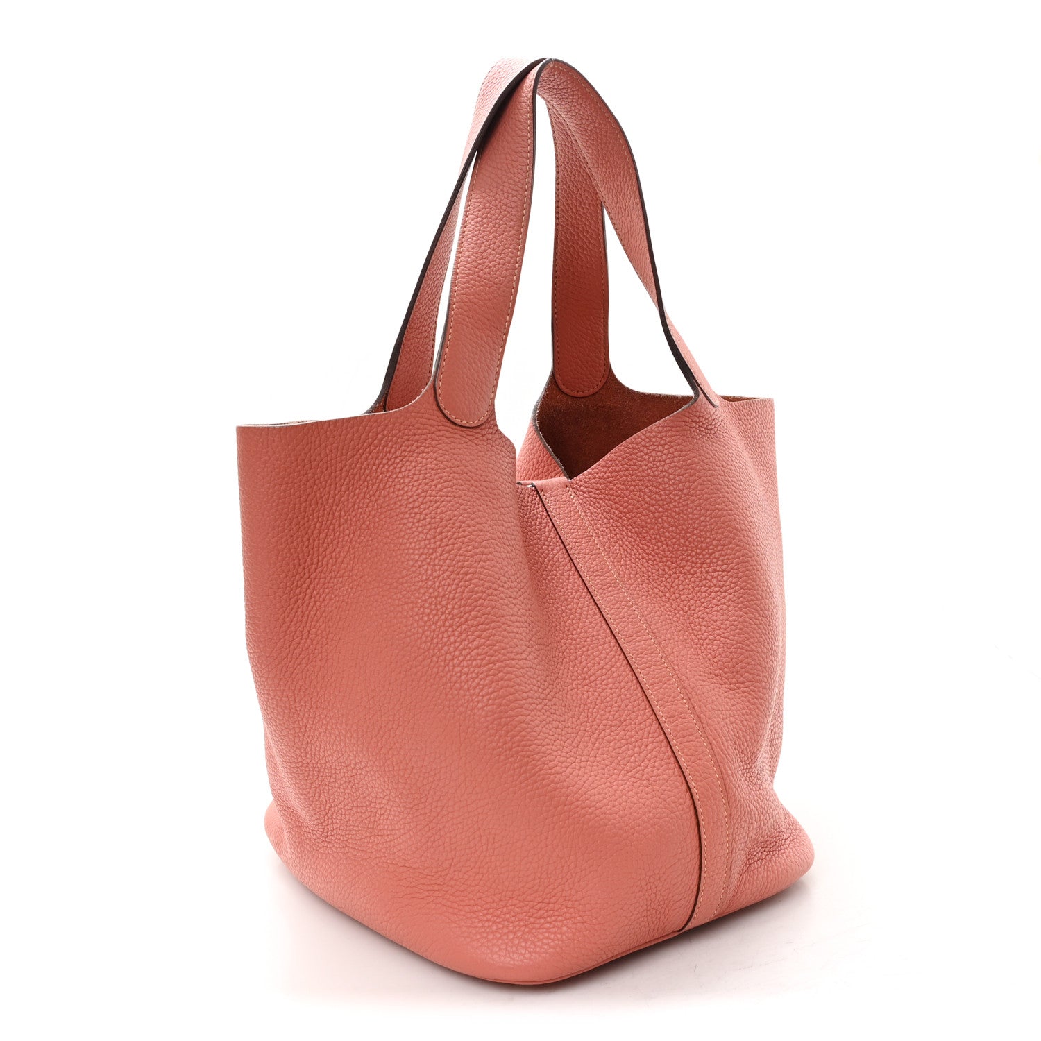 Hermes Taurillon Clemence Picotin Lock 26 GM Rose Thè 3 of 9