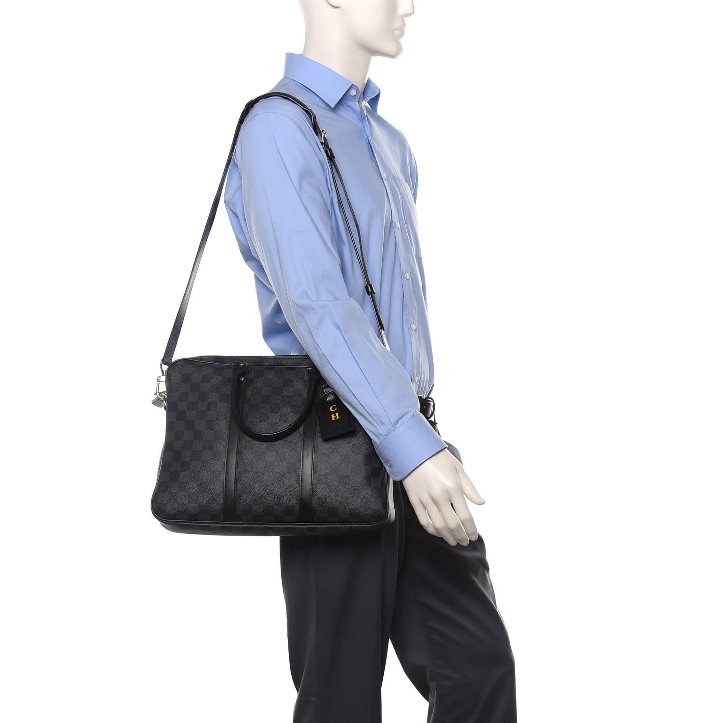 Damier Graphite Porte Documents Voyage PM