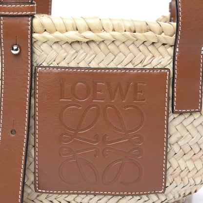 Loewe Raffia Small Basket Tote Bag Natural Tan 5 of 8