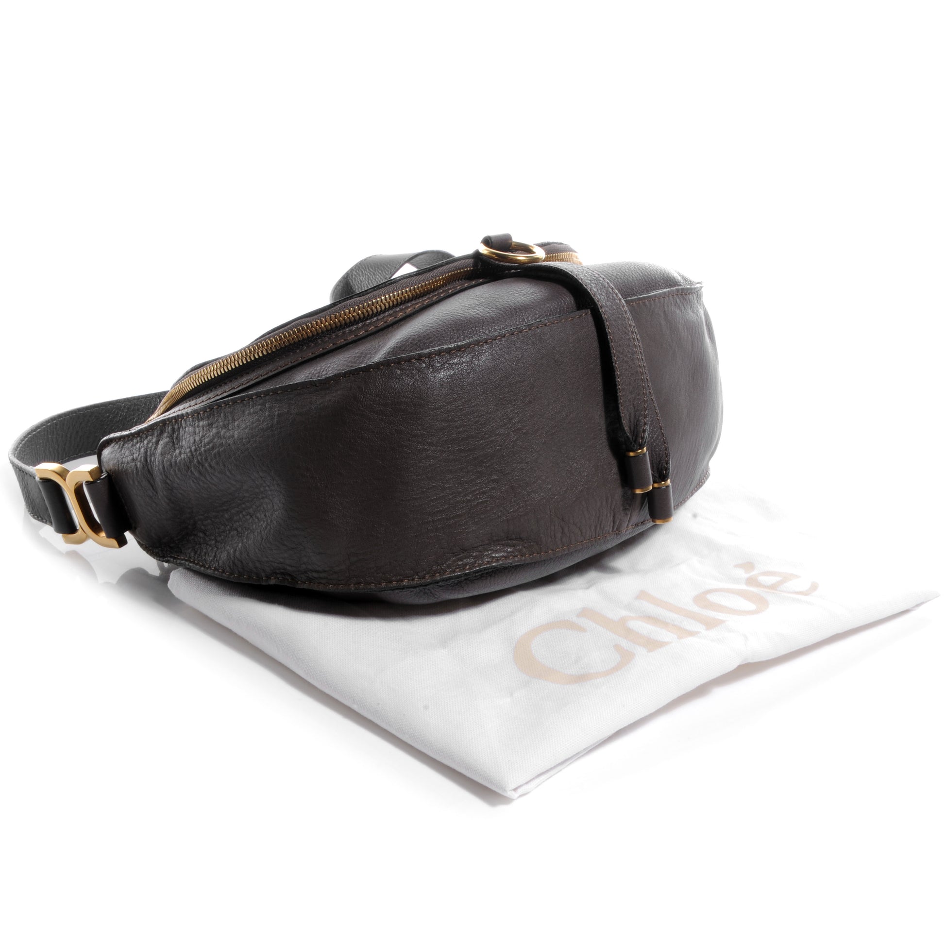 Chloe Calfskin Marcie Crossbody Bag Ash 4 of 9