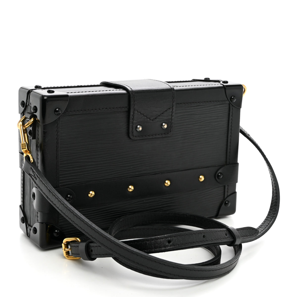 Louis Vuitton Epi Petite Malle Black 3 of 11